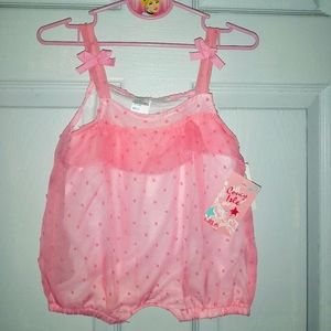Coney isle pink romper 18M